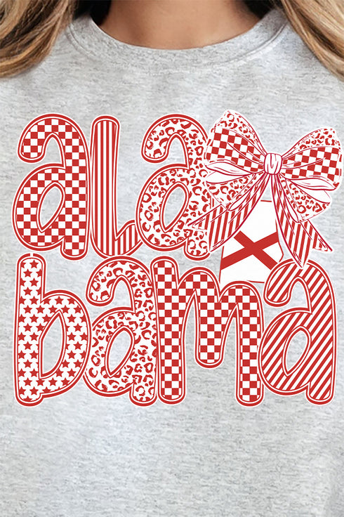 Alabama Ties Heavy-weight Crew Sweatshirt