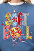 All Things Softball Doodle Heavy-weight Crew Sweatshirt