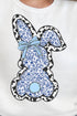 Blue Bunny Chinoiserie Heavy-weight Crew Sweatshirt