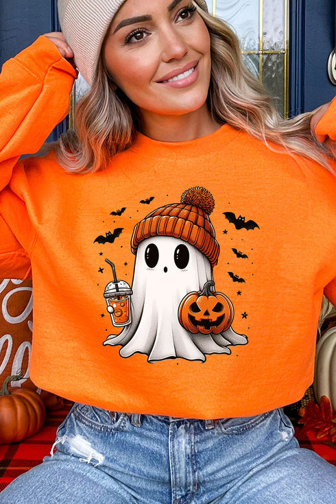 Boojee Coffee Ghoul Heavy-weight Crew Sweatshirt