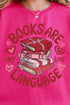 Books Are My Love Language Heavy-weight Crew Sweatshirt