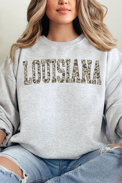 Camo Louisiana Unisex NuBlend Crew Sweatshirt