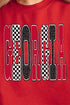 Checkered & Cheetah Georgia Heavy-weight Crew Sweatshirt