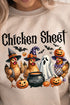 Chicken Sheet Halloween Heavy-weight Crew Sweatshirt