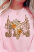 Desert Leopard Skull Heavy-weight Crew Sweatshirt