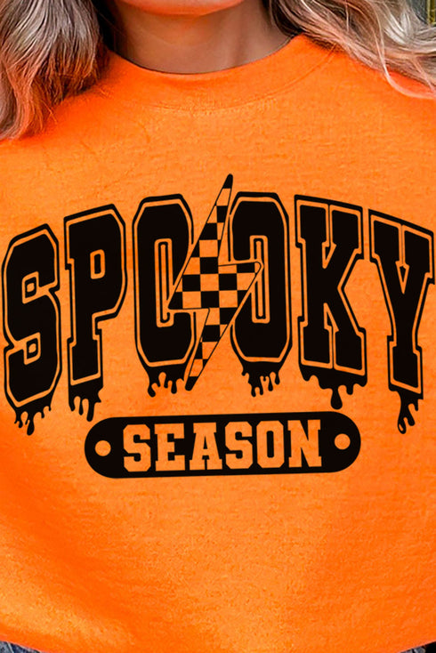 Drippy Spooky Season Heavy-weight Crew Sweatshirt