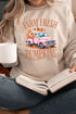 Farm Fresh Pink Pumpkins Heavy-weight Crew Sweatshirt