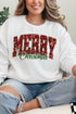 Glitz Merry Christmas Heavy-weight Crew Sweatshirt