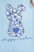 Happy Easter Chinoiserie Bunny Heavy-weight Crew Sweatshirt