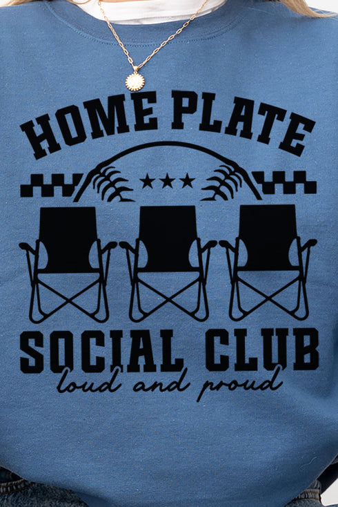 Home Plate Social Club Heavy-weight Crew Sweatshirt