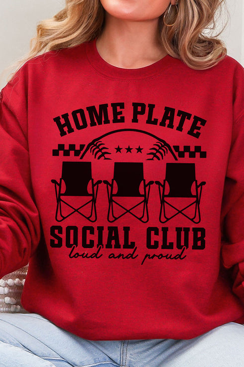 Home Plate Social Club Heavy-weight Crew Sweatshirt