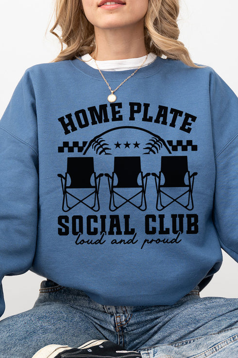 Home Plate Social Club Heavy-weight Crew Sweatshirt