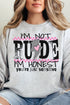 Honesty Overload Heavy-weight Crew Sweatshirt