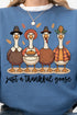 Just A Thankful Goose Heavy-weight Crew Sweatshirt