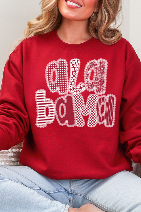 Lace Alabama Heavy-weight Crew Sweatshirt