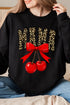 Leopard Cherry Mama Heavy-weight Crew Sweatshirt