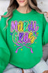 Mardi Gras Masquerade Heavy-weight Crew Sweatshirt