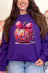 Multi-Color Disco Pumpkin Heavy-weight Crew Sweatshirt