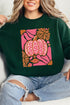 Pink Pumpkin Heavy-weight Crew Sweatshirt