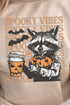 Raccoon Spooky Vibes Heavy-weight Crew Sweatshirt