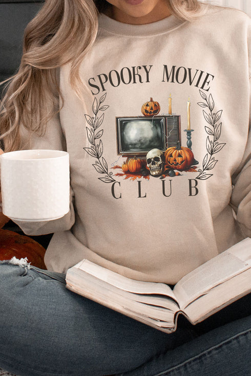 Spooky Movie Club Heavy Blend Crew Sweatshirt