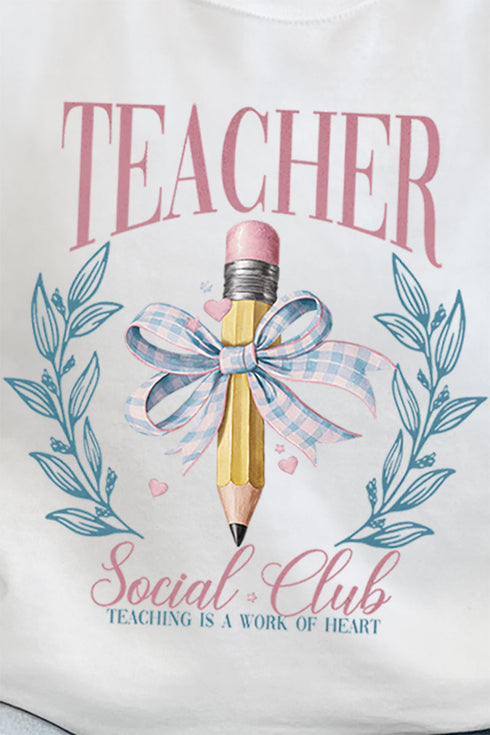 Teacher Social Club Heavy-weight Crew Sweatshirt