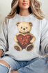 Teddy Bear Love Heavy-weight Crew Sweatshirt