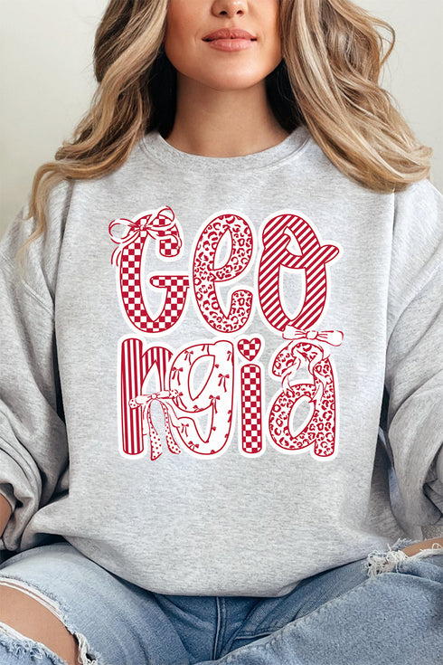 Tied In Georgia Heavy-weight Crew Sweatshirt