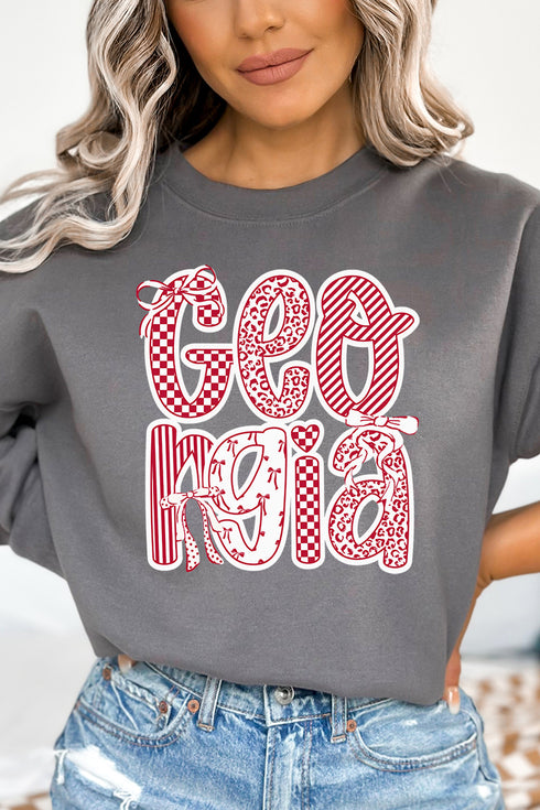 Tied In Georgia Heavy-weight Crew Sweatshirt