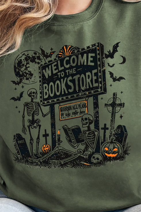 Welcome To The Bookstore Heavy-weight Crew Sweatshirt