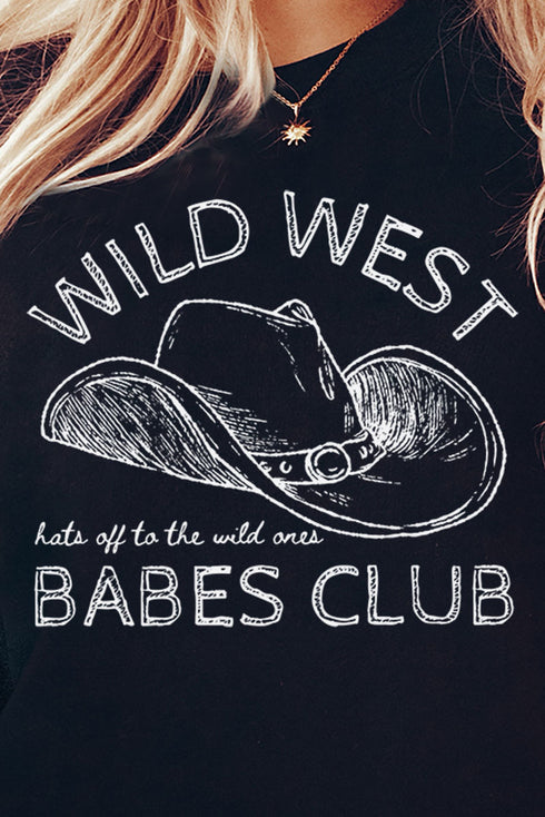 Wild West Babes Club Heavy-weight Crew Sweatshirt