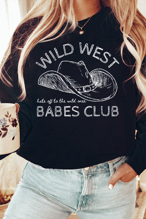 Wild West Babes Club Heavy-weight Crew Sweatshirt