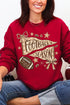 Football Season Doodle Heavy Blend Crew Sweatshirt