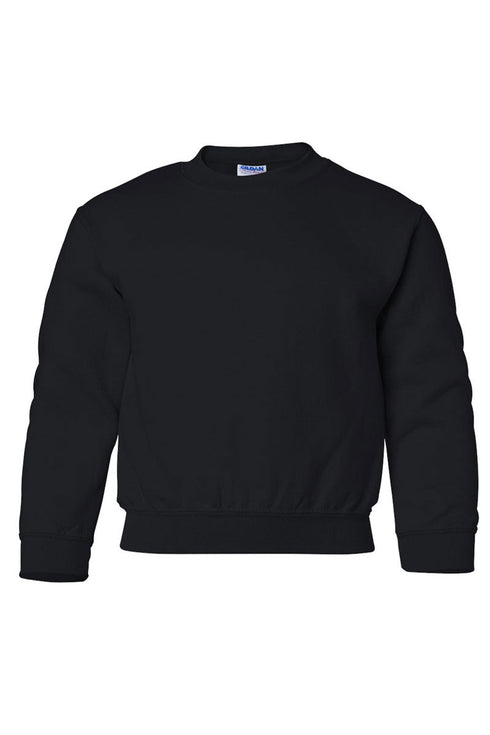 Youth Speckle 3 Letter Monogram Crew Sweatshirt