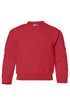 Youth Speckle 3 Letter Monogram Crew Sweatshirt