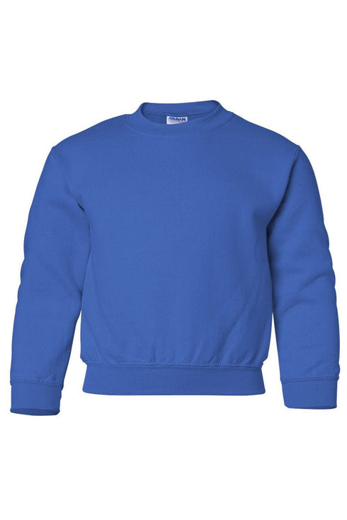 Youth Royal You Design It Embroidered Side Bows Heavy-weight Crew Sweatshirt *Customize Your Text and Bows