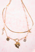 Key To My Heart Goldtone Layered Necklace