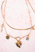 Key To My Heart Goldtone Layered Necklace
