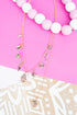 Open Minded Meditation Layered Goldtone Necklace