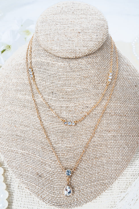 City Lights Goldtone Layered Necklace