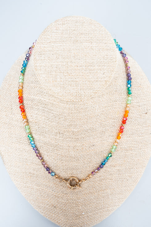 Multi-Color Bead the Way Necklace