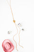 Lariat Luxe Goldtone Cowgirl Hat Slider Necklace