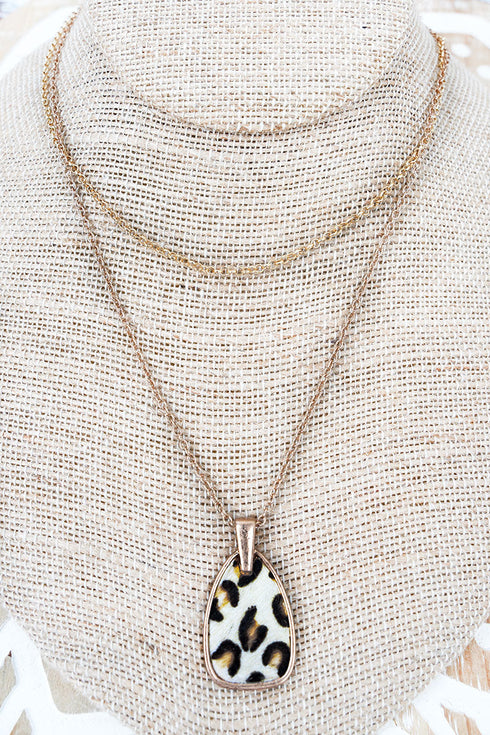 Crystal Avenue Fierce Fan Goldtone Layered Necklace