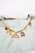 Rainbow Pop Goldtone Charm Bag Chain