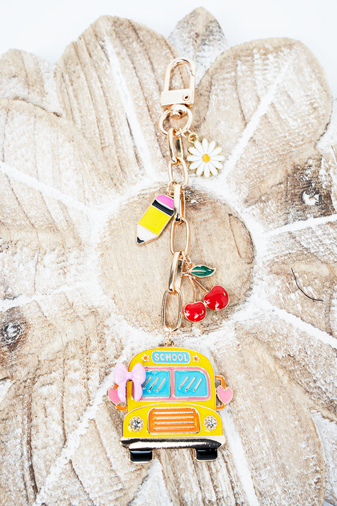 The Extra Mile Goldtone Bag Charm