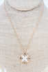 Whispering Petals Goldtone Necklace