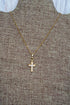 Quiet Grace Goldtone Necklace