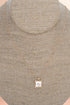 Cubic Zirconia Ivory Devotion Goldtone Necklace