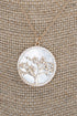 Cubic Zirconia Whispering Willow Goldtone Necklace