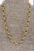 Executive Glam Goldtone Link Necklace